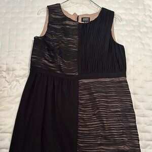 Adrianna Papell Black Sleeveless Cocktail Dress 18W